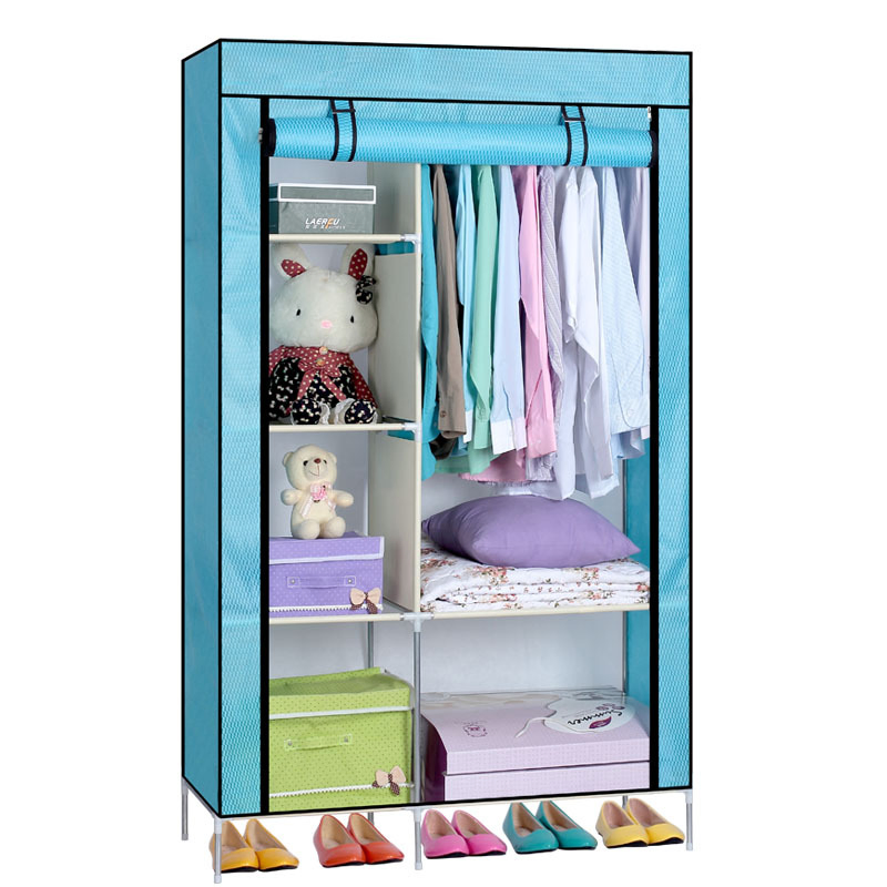 Portable Durable Easy Assemble Non-Woven Closet Wardrobe Storage Organizer