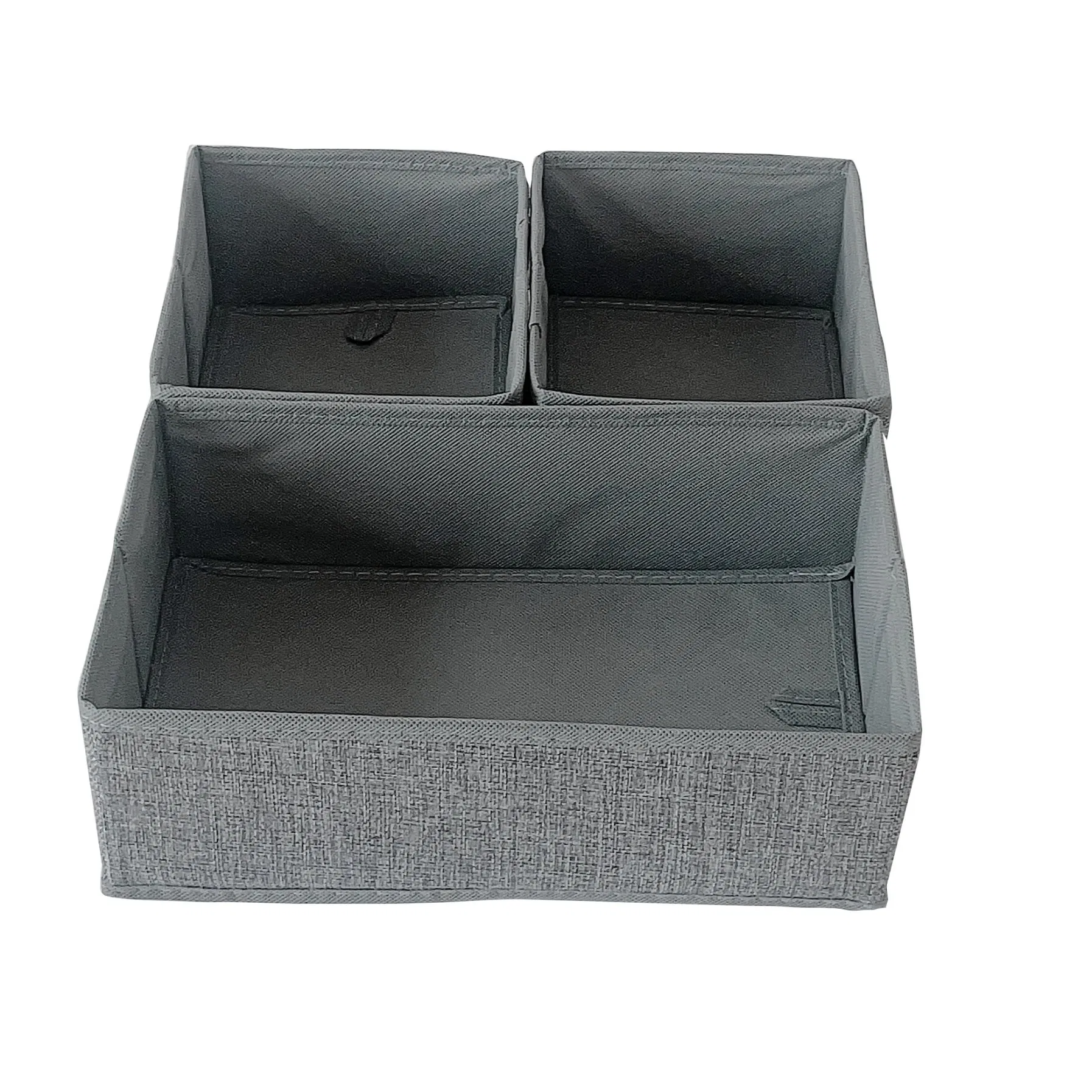 3PCS/Set Foldable Non-Woven Fabric Home Storage Box Drawer Type Organizer for Bra and Underwear Wardrobe Storage Bin