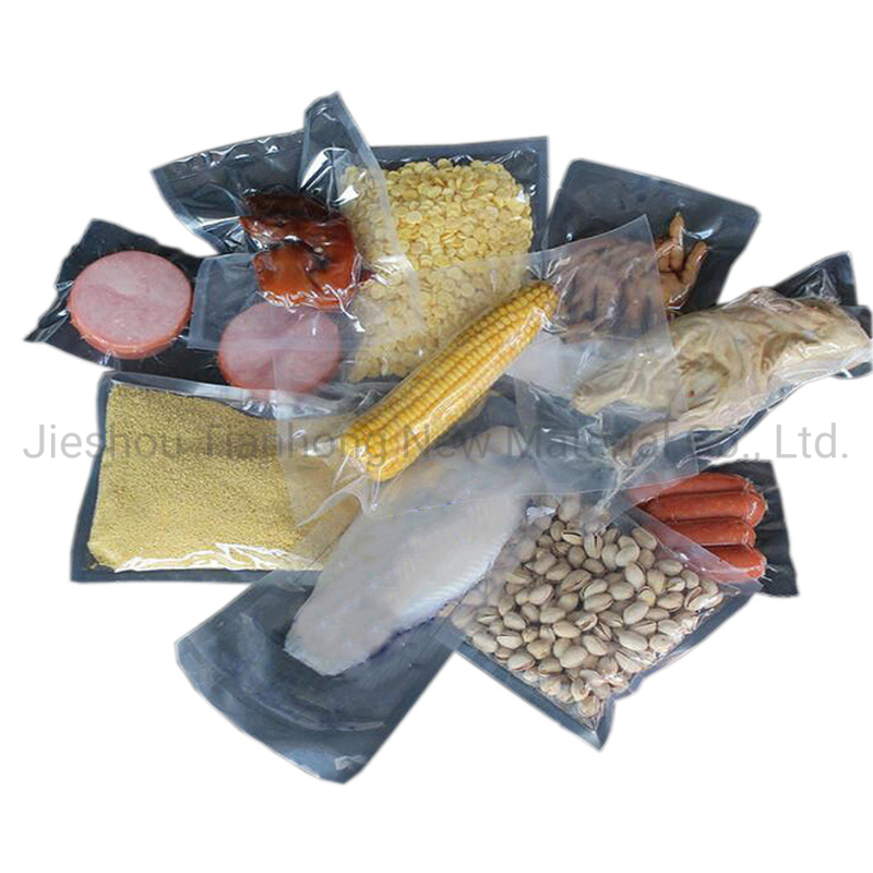 Custom Food Packaging Bags Nylon Plastic Bag Vacuum Storage Packaging Bags for Frozen Food Meat Chicken Fish Seafood