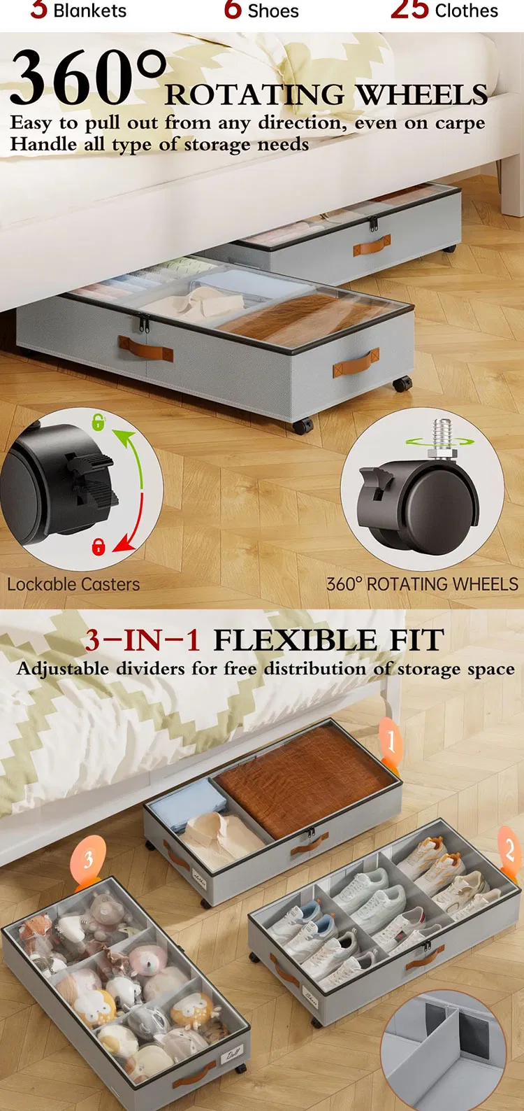 Under Bed Storage Detail 2