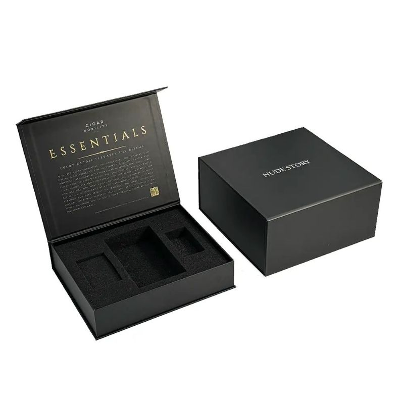 Custom Gift Box Pcakaging Magnetic Gift Box High-End Jewelry Packaging Box for Clothing Wig Folding Candle Box