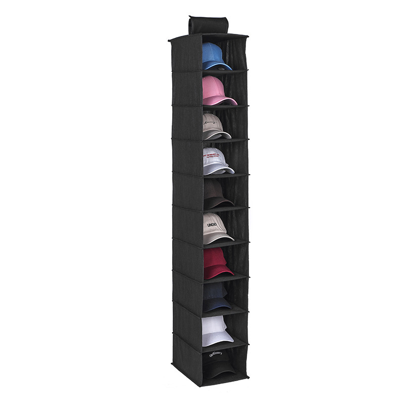 10-Layer Non-Woven Hanging Organizer for Closet Door