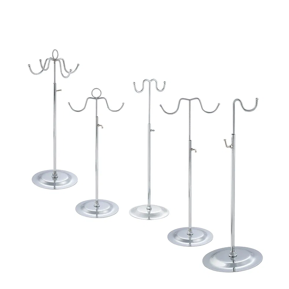 Wholesale Metal Chrome Hat Display Rack for Shop