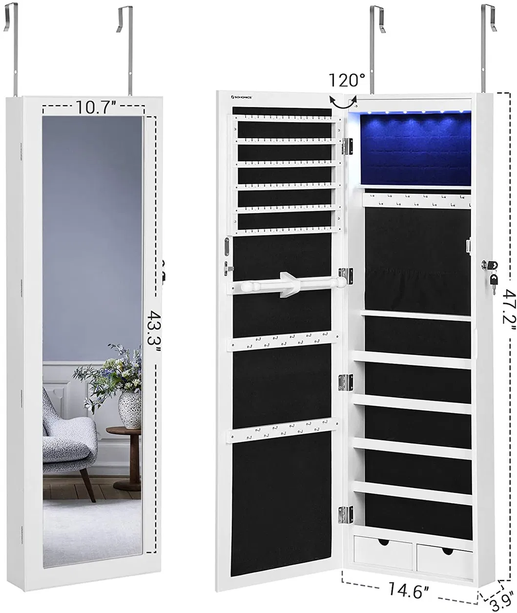 Armoire Organizer Detail