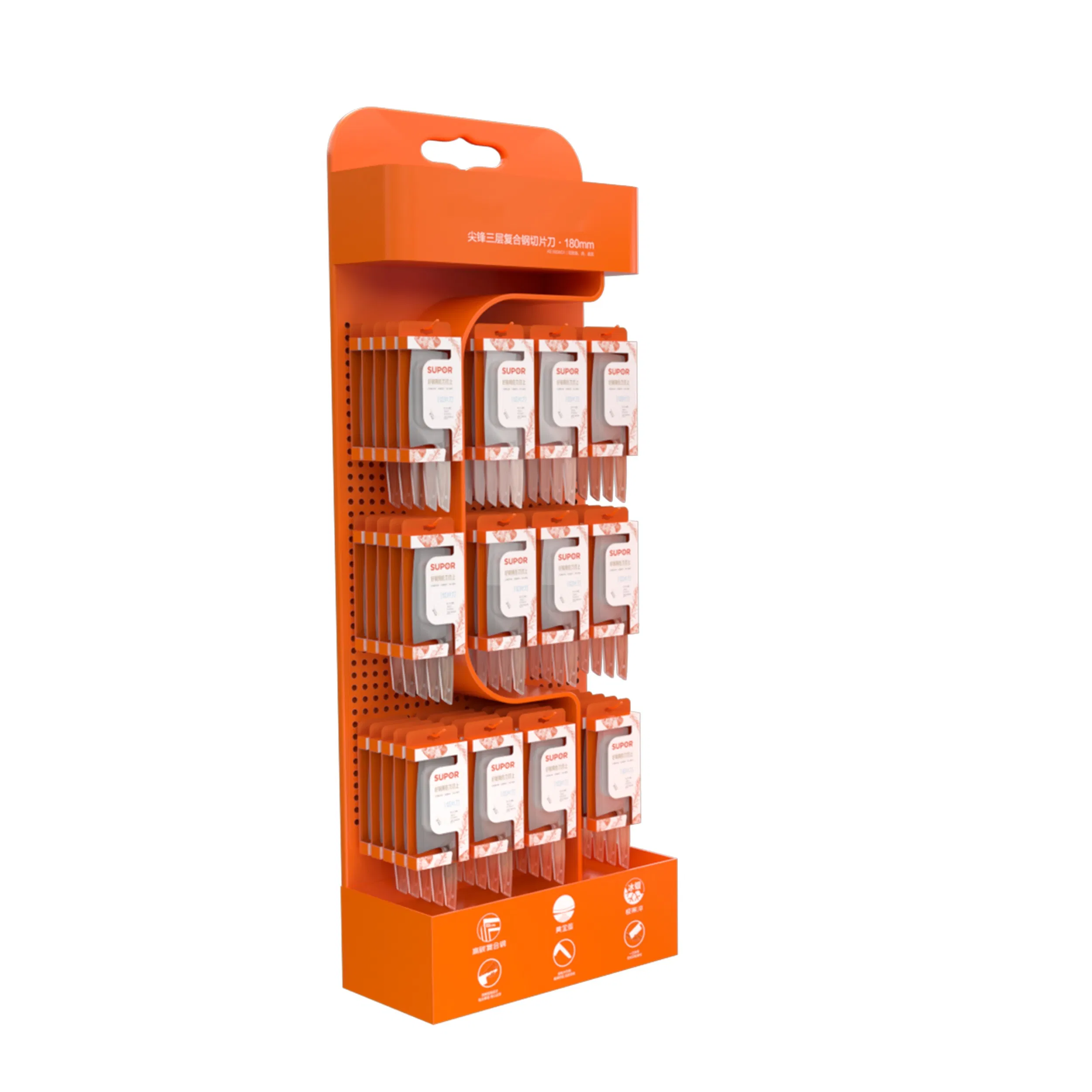 Hat and Sock Display Rack, Fashionable Retail Hook Rack,