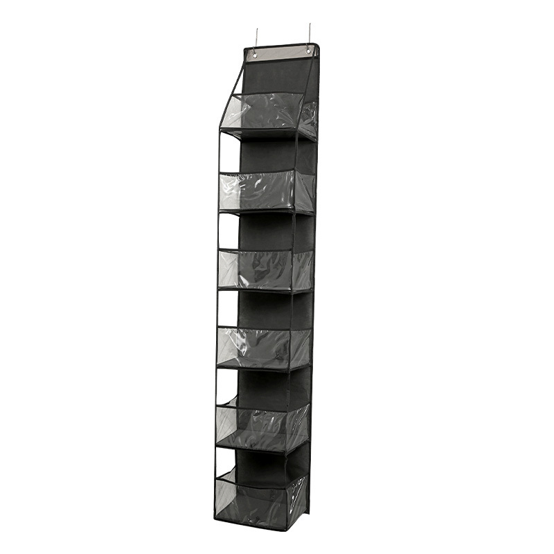 Over The Door Organizer 5 Tiers, Extra Large Behind Door Storage, 80 Lbs Weight Capacity Over Door Organizer