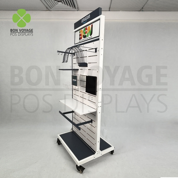 Customizable POS Hat Display Rack for Trade Shows