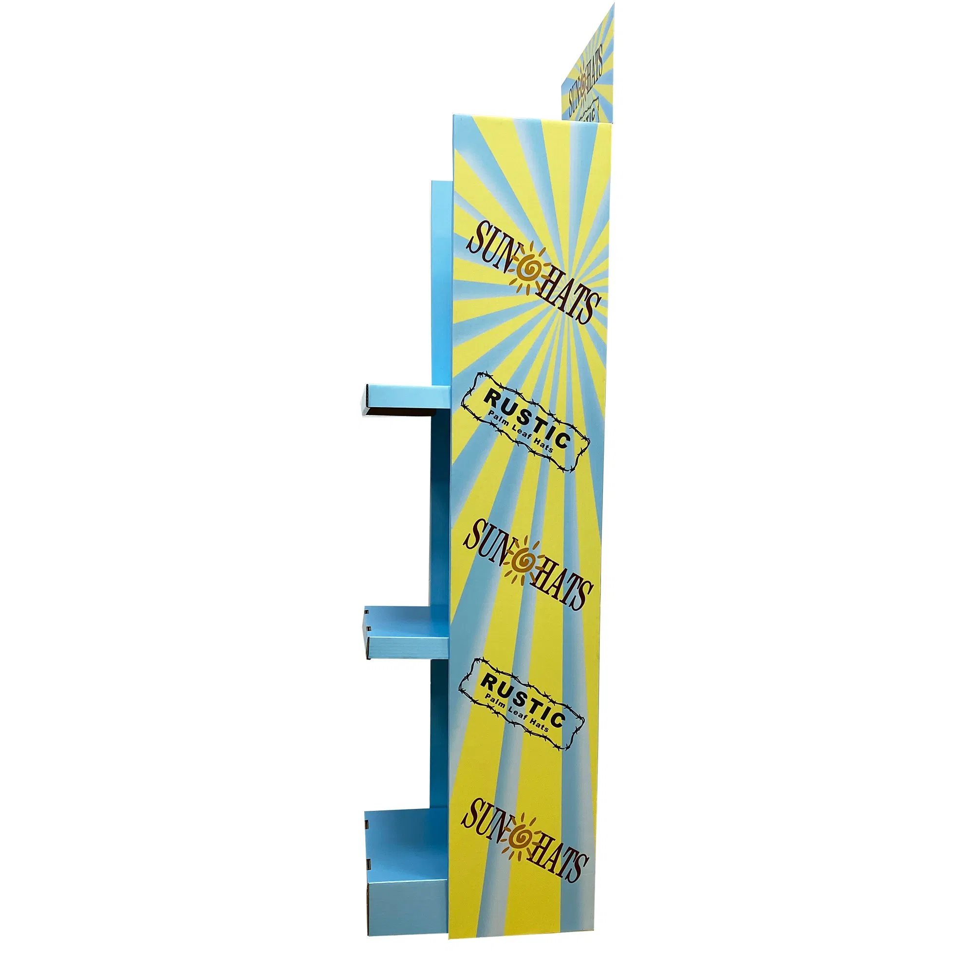 Strong Structure Hat Display Stand Cardboard Paper Display Rack