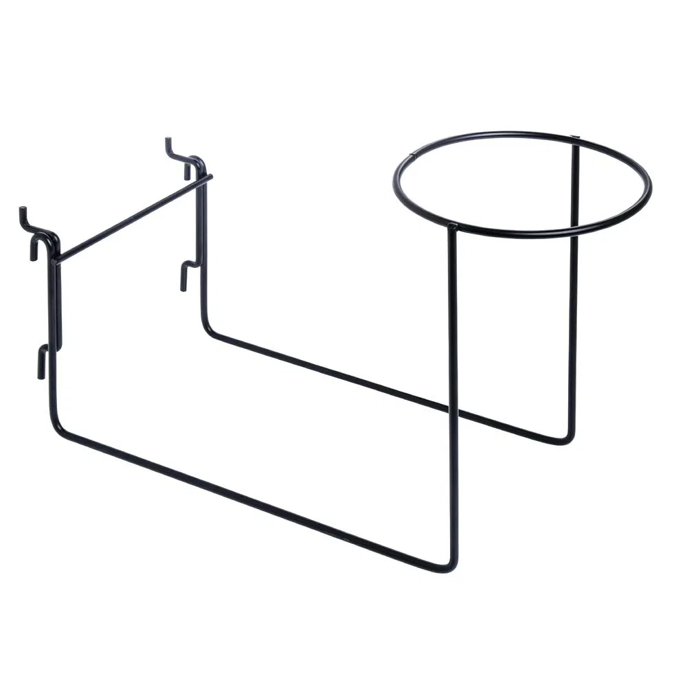 Sport Product Cap Boutique Metal Black Supermarket Hat Rack Display for Pegboard