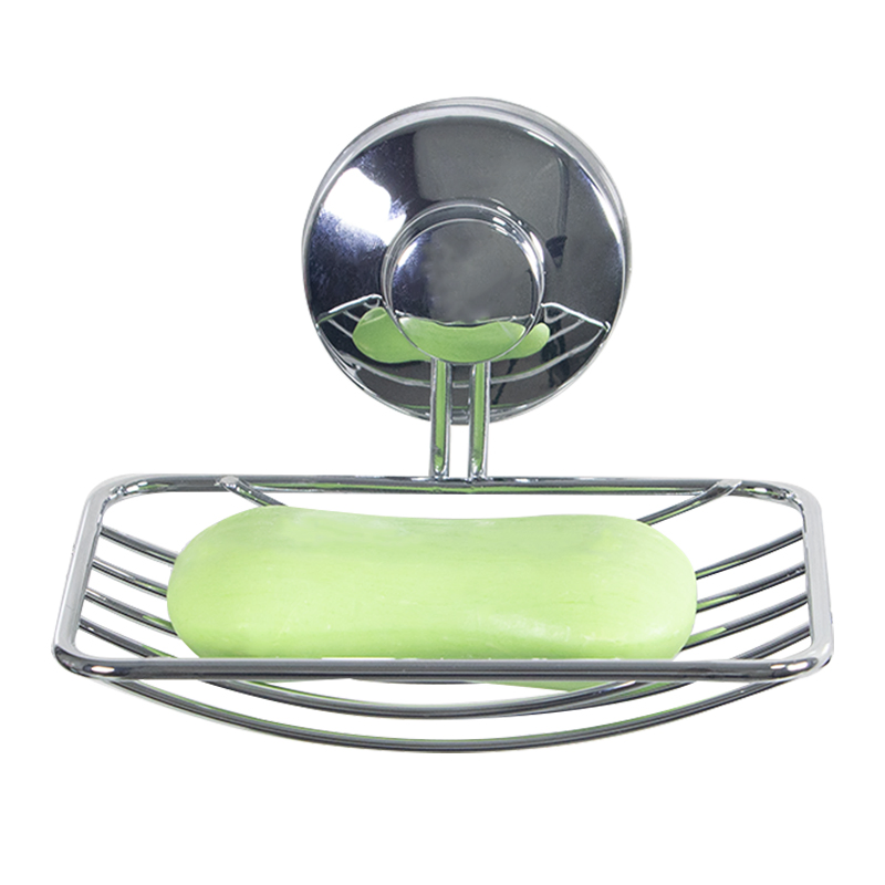 Promotional Bathroom Soap Holder Stainless Steel Bathroom Corner Floating Shelf Drain Soap Dish Soap Dispenser