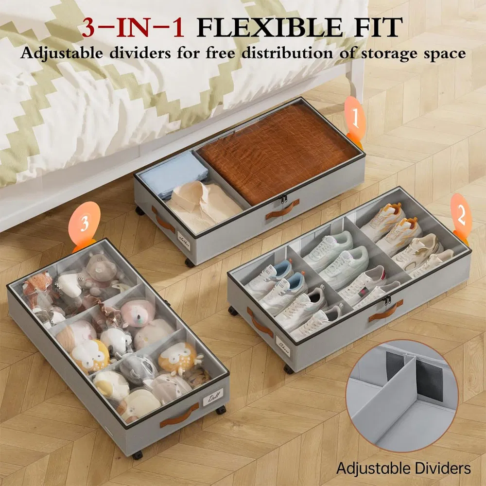 Wholesale Under Bed Storage Containers with Wheels