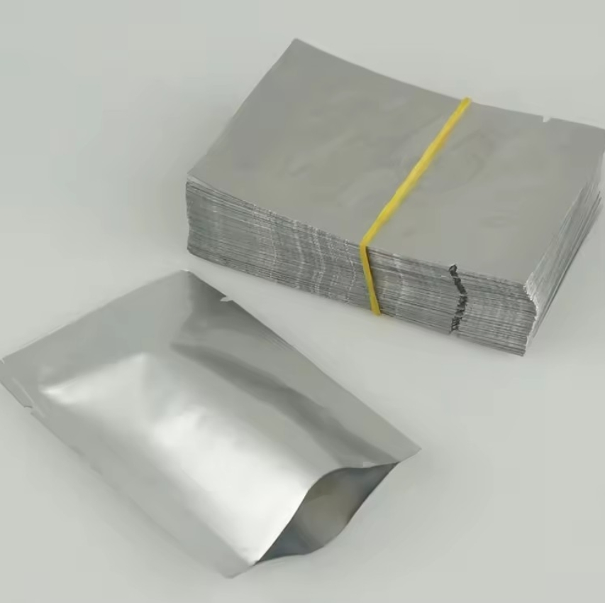 Food Grade Vacuum Heat Sealable Aluminum Foil Bag Open Top Mylar Foil Packing Pouches Bulk Food Storage Bags Retort Pouch Food Packing