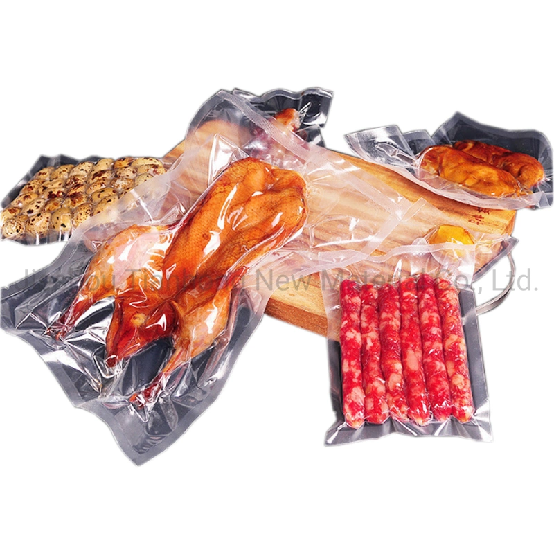 Custom Food Packaging Bags Nylon Plastic Bag Vacuum Storage Packaging Bags for Frozen Food Meat Chicken Fish Seafood