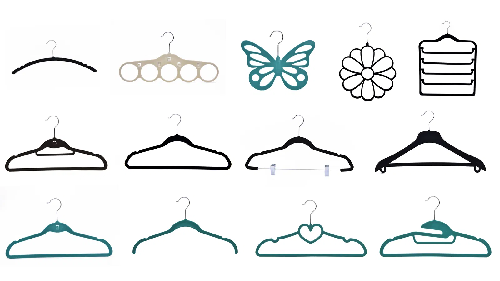 Wholesale Velvet Hangers Anti Slip Ties Belts and Scarf Plastic Hanger Manufacturer