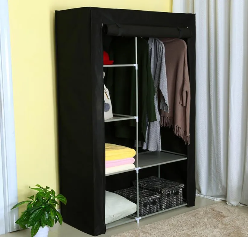 Portable Durable Easy Assemble Non-Woven Closet Wardrobe Storage Organizer