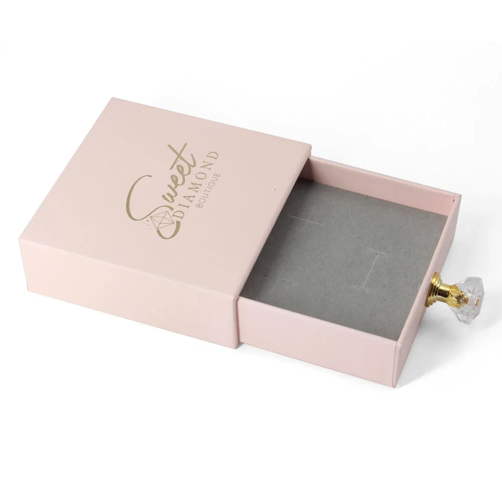 Jewelry Gift Package Box with Bag for Necklace Earring Gift Jewelry Packaging Paper Box