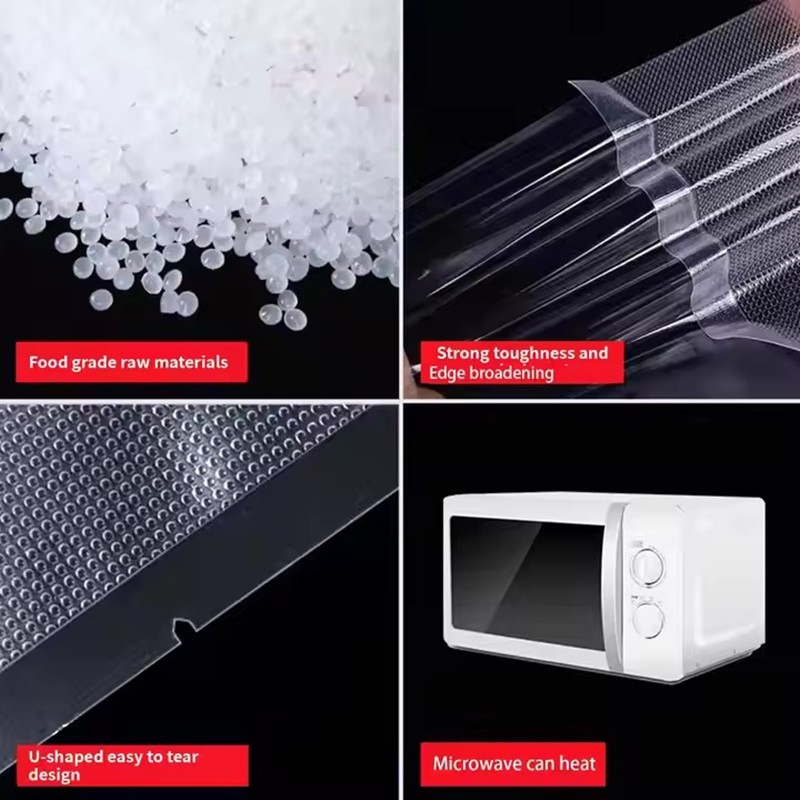 Vacuum Packing Seal Bag Meat Processed Frozen Nylon Textured LDPE Packaging Sealed Storage Embossed Vacuum Sealer Bags for Food