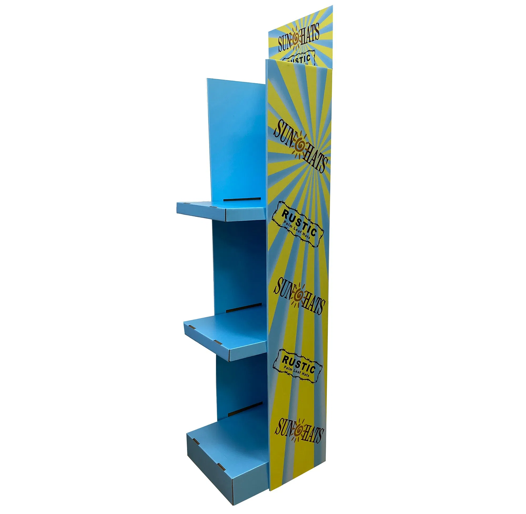 Strong Structure Hat Display Stand Cardboard Paper Display Rack
