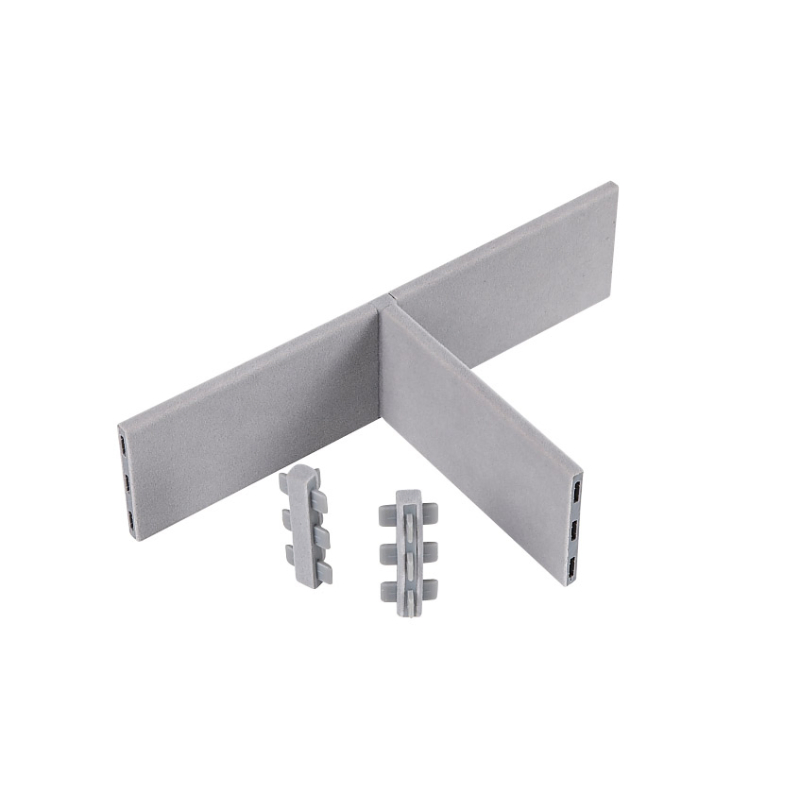Drawer Divider Fittings with Velvet for Drawers with DIY Features