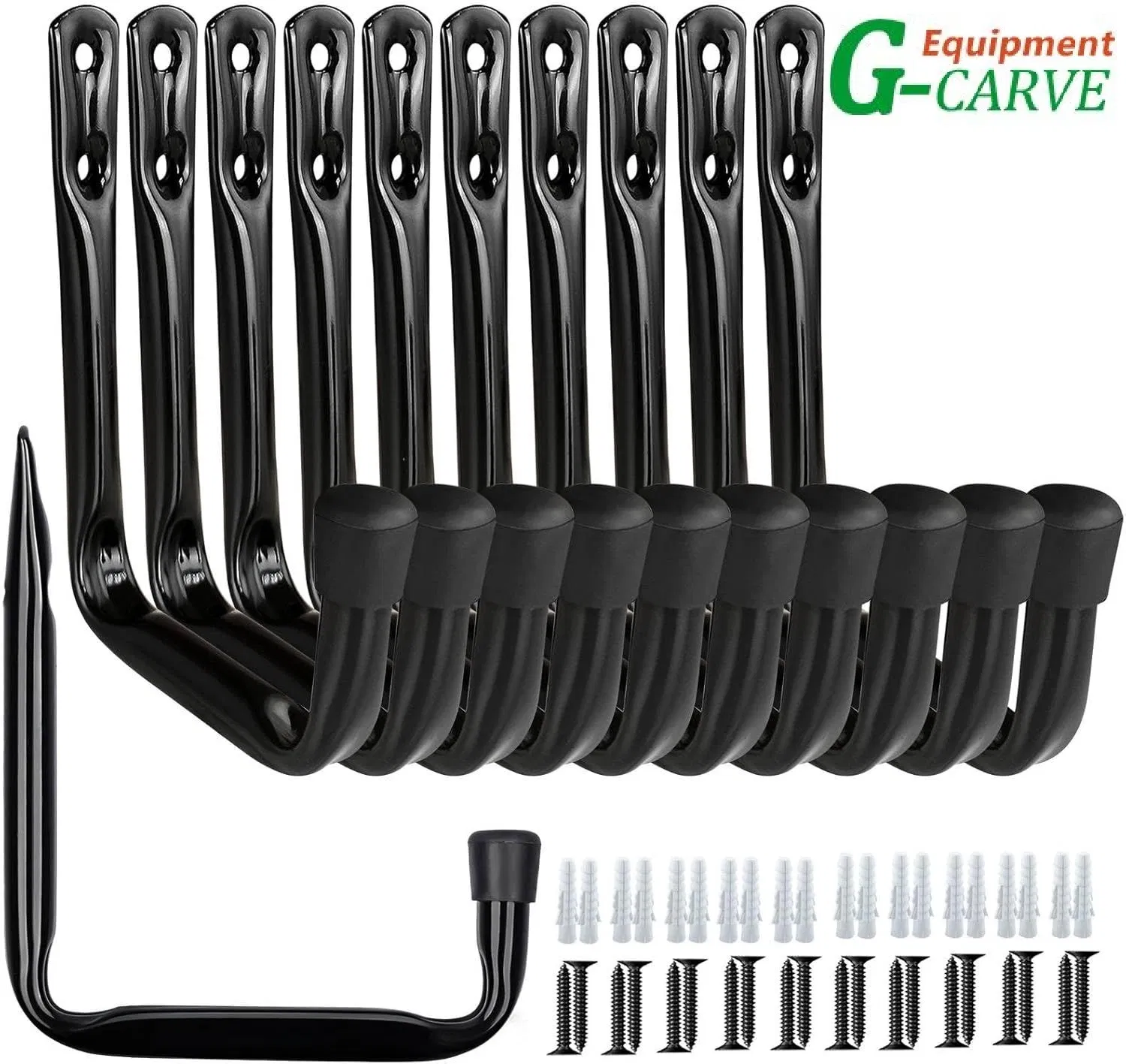 Heavy Duty Large Tool Hanger, Wall Mounted Garage Storage Hooks