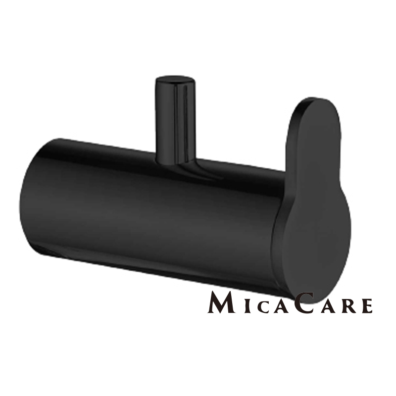 Stylish Black Spray-Painted Wall-Mounted Rope Hooks for Shower Room