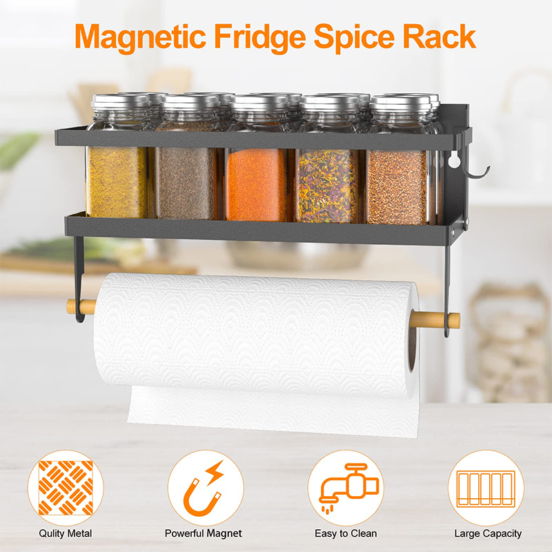 Low MOQ Cupboard in Cabinet Pantry Door Wall Mount Best Spice Rack Packet Organizer