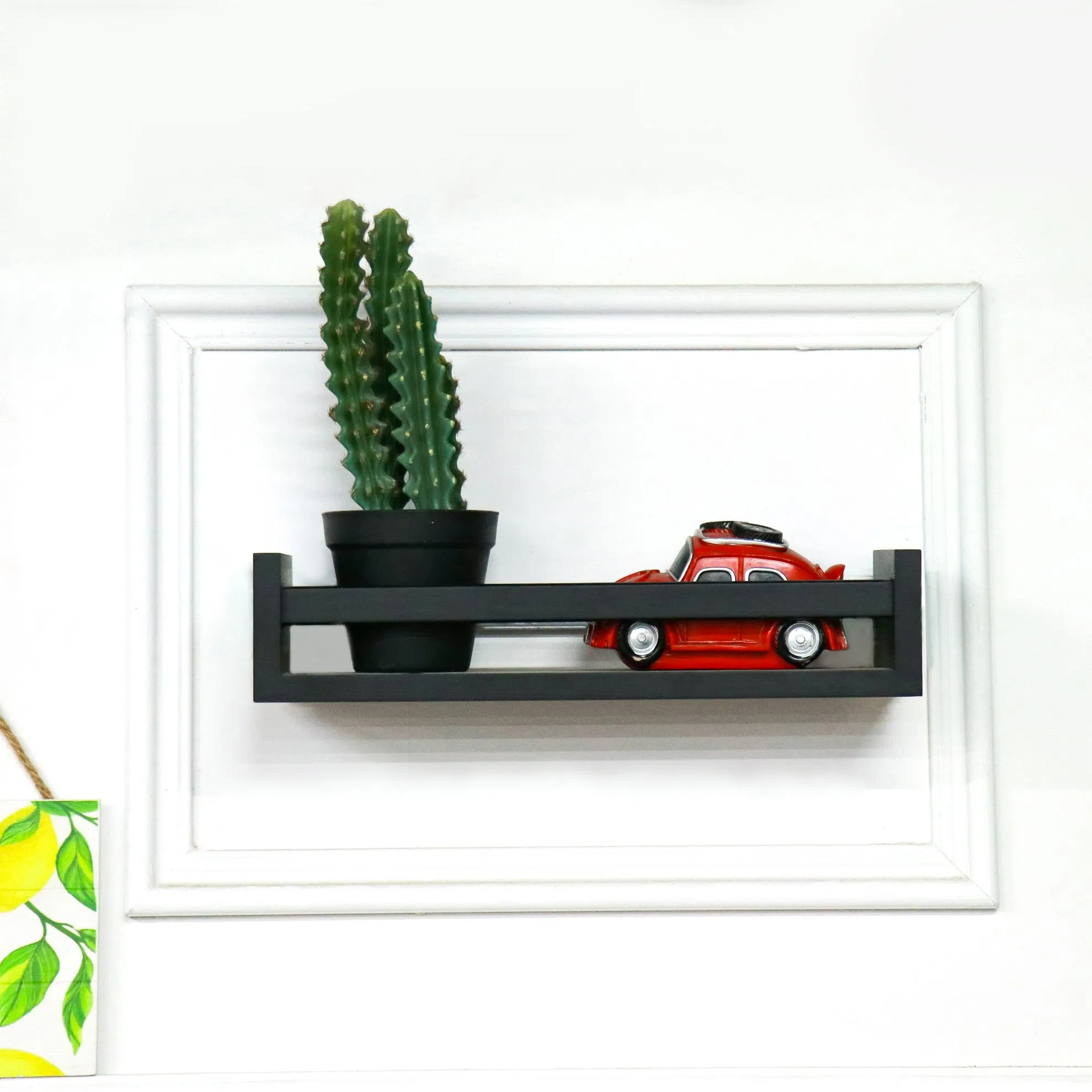 Wall Mounted Home Decor Wooden Floating Nursery Book Shelves for Wall