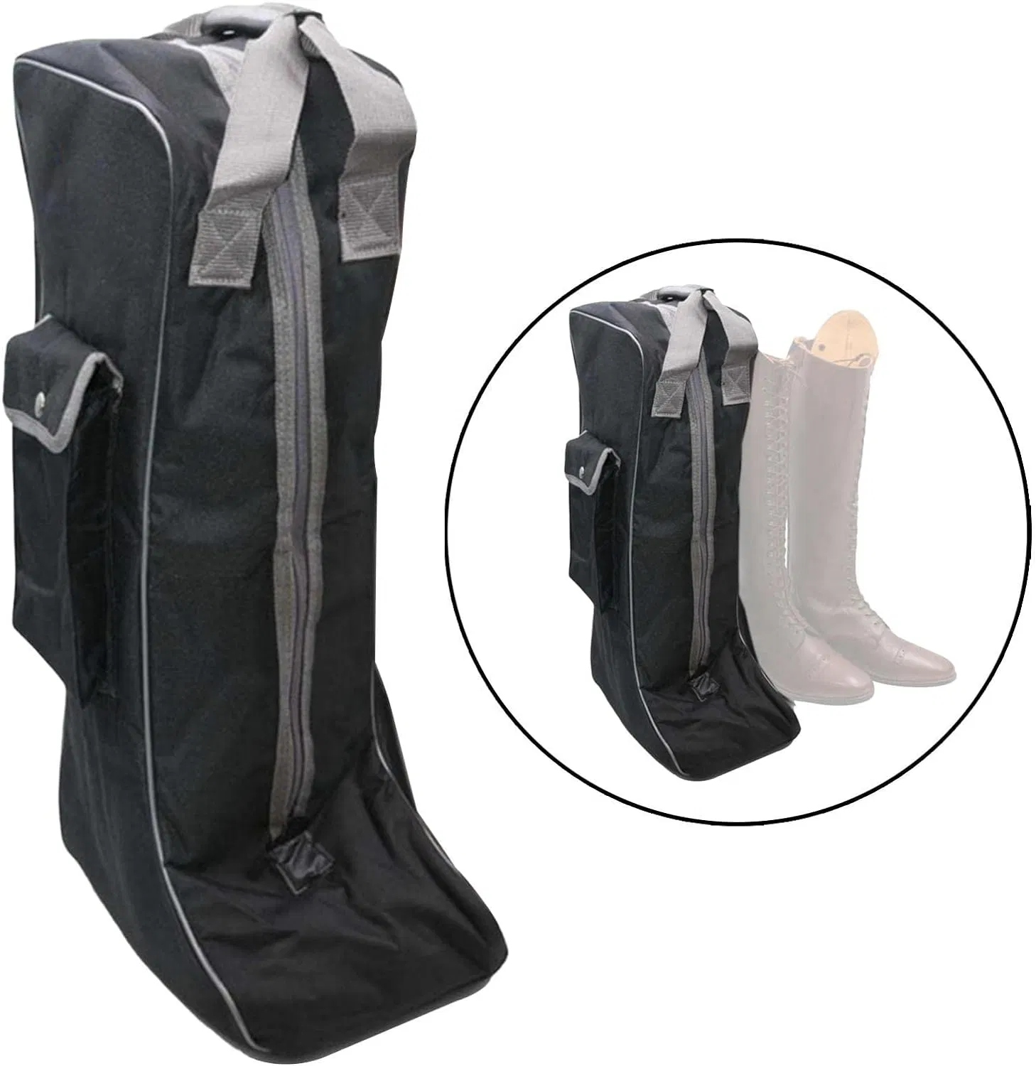 Travel-Friendly Riding Boot Pouch Organizer