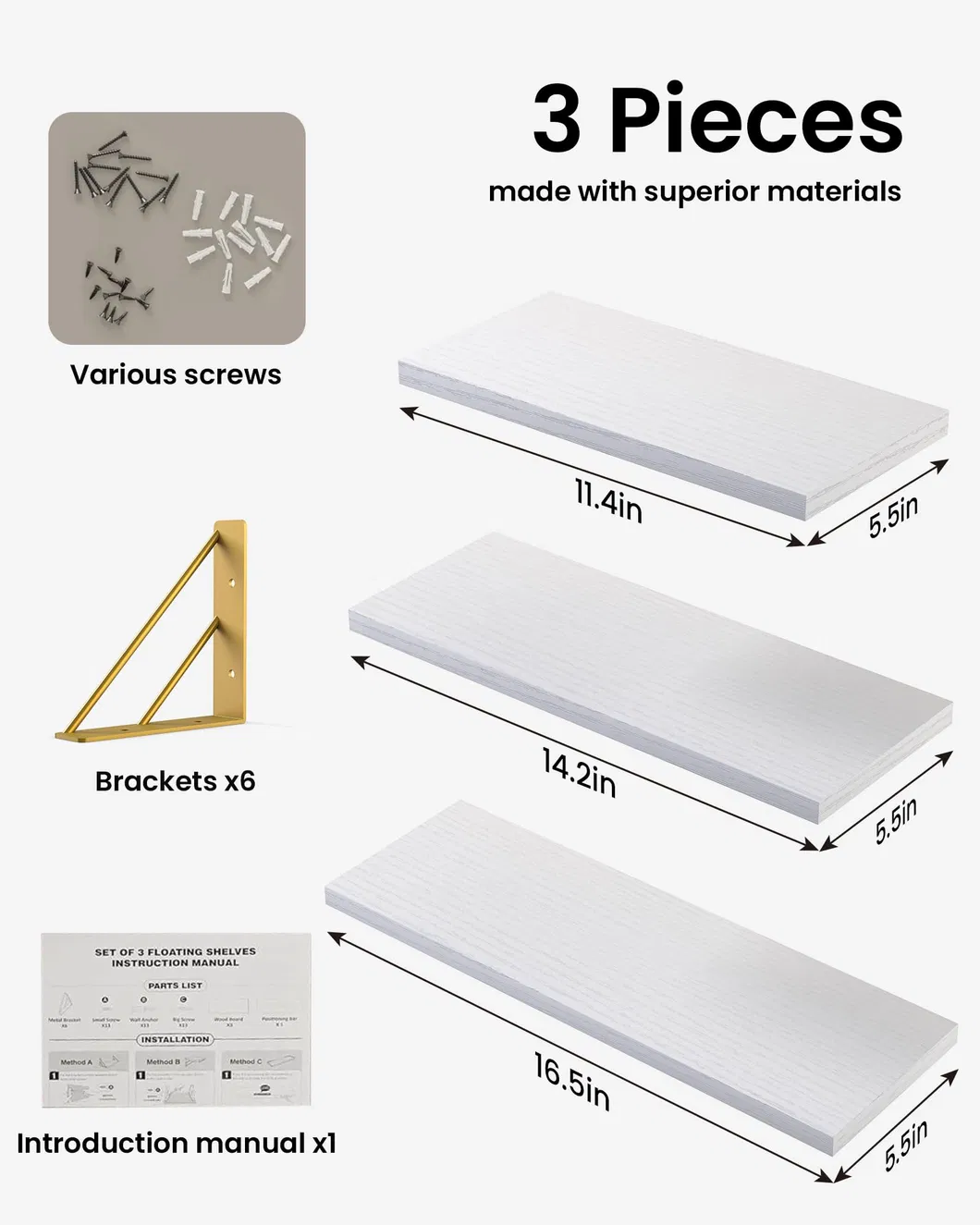 Wall Mounted Storage Setup