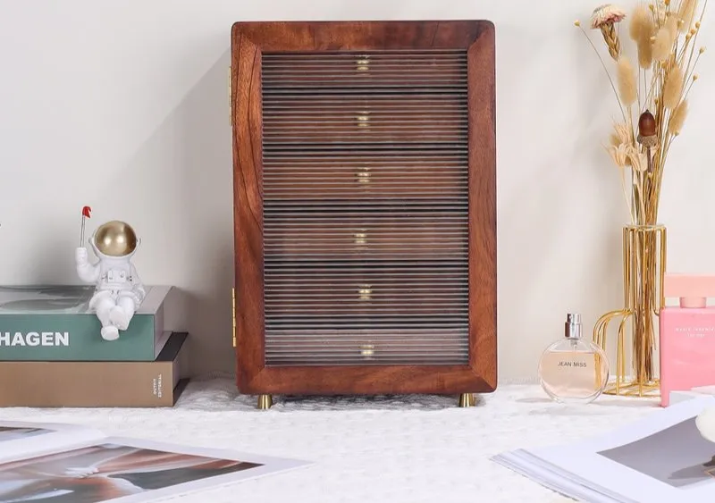 Customizable Multi-Layer Wooden Jewelry Box