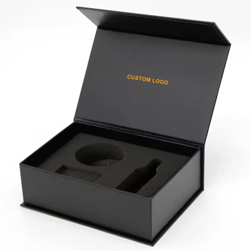 Custom Gift Box Pcakaging Magnetic Gift Box High-End Jewelry Packaging Box for Clothing Wig Folding Candle Box