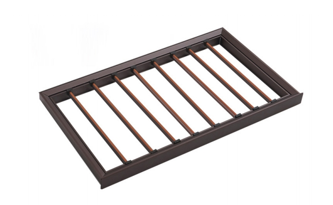 Wardrobe Pull out Pants Rack Soft Close Trouser Organizer Closet Storage