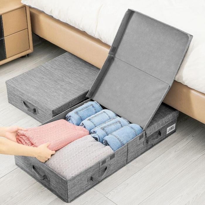 Under Bed Storage Container Foldable Clothes Bedding Sheet Blanket Organizer
