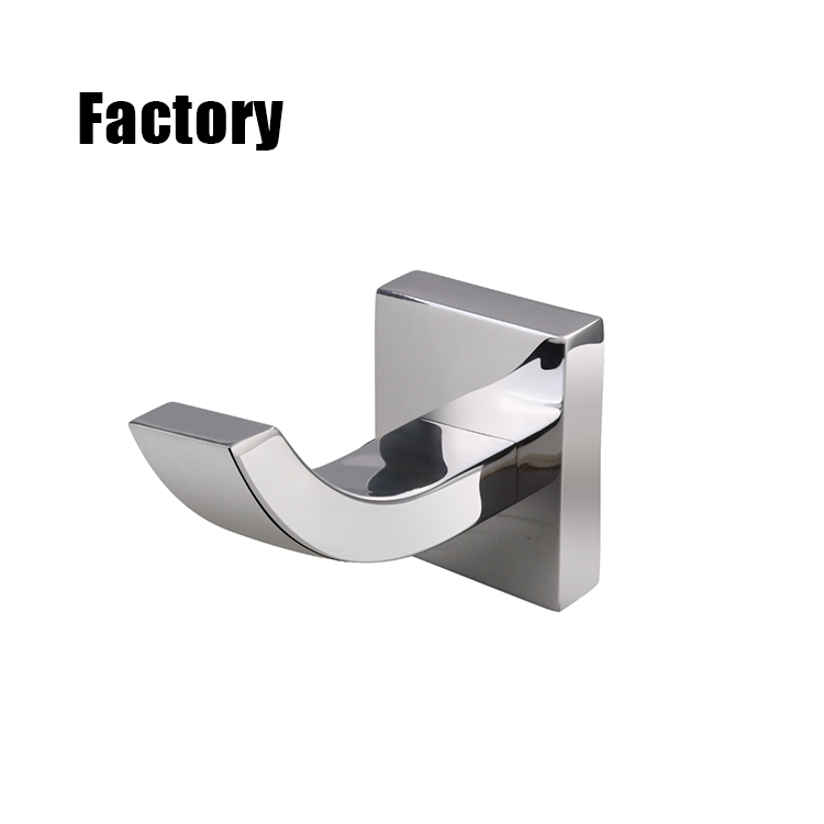 Bathroom Accessories Robe Hook Stainless Steel Wall Mounted Turn Hole