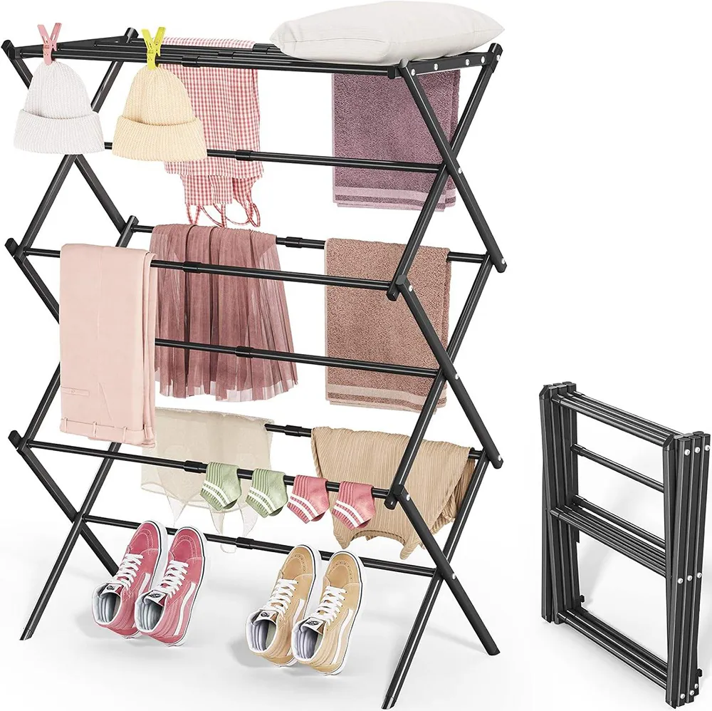 Silver Laundry Rack