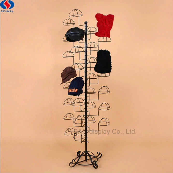 Elegant Modern Wrought Iron Hat Rack for Home Entryway Organization