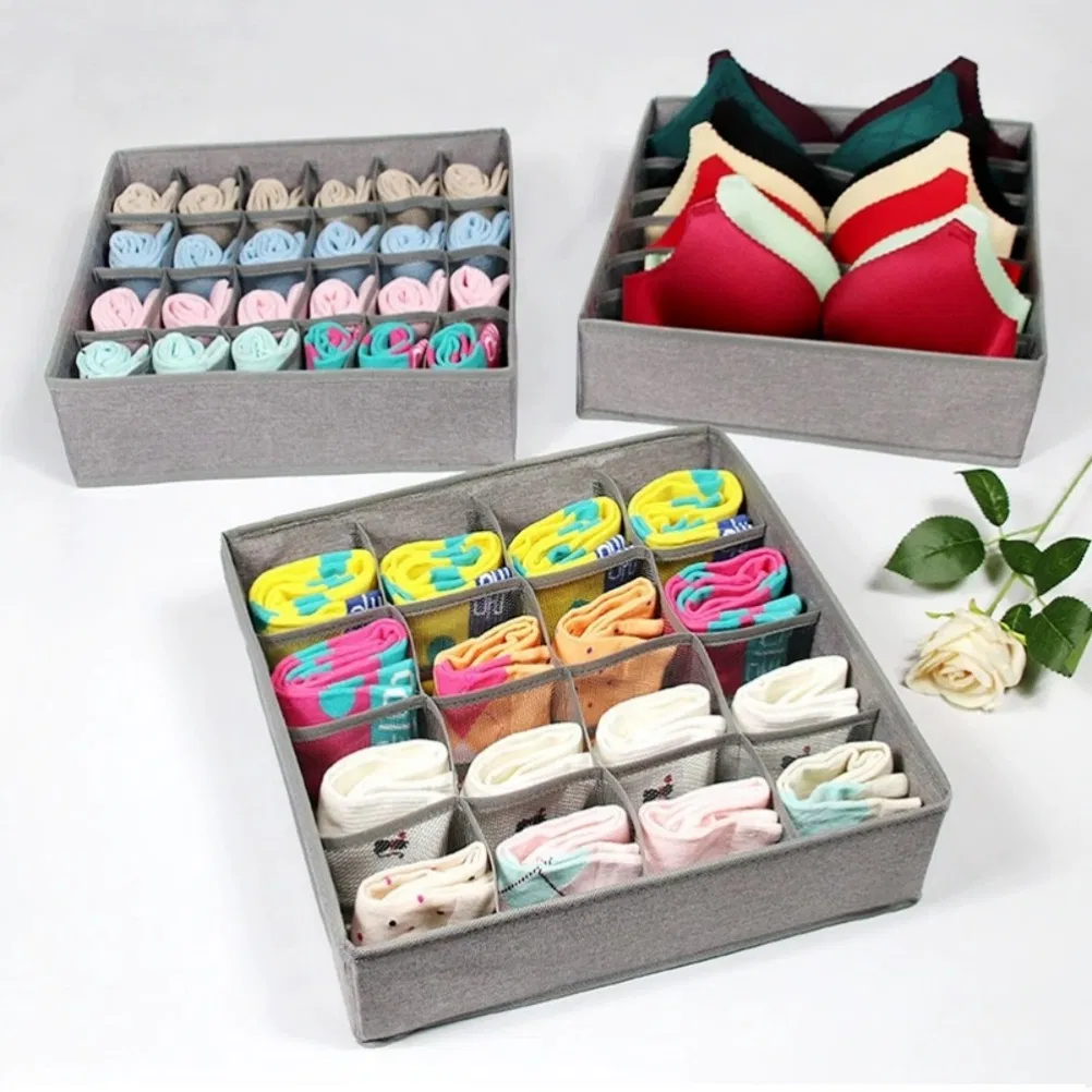 Collapsible Odor-Free Durable Elegant Underwear Drawer Organizer Divider
