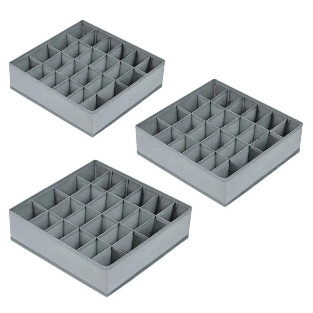Reliable New Design Underwear Drawer Organizer Divider with 24 Grids for Apartment