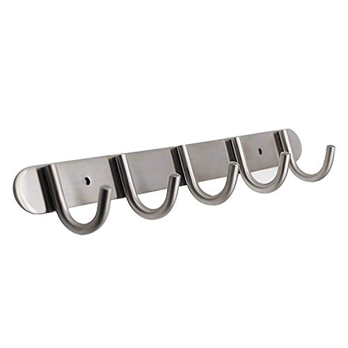 Wall Mounted Aluminum Bathroom Accessories Outdoor Towel Hooks Living Room Towel Clothes Row Hook