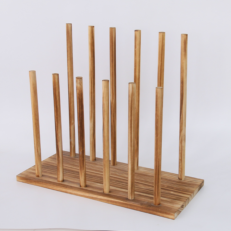 FSC&BSCI Solid Wood Free Standing Boot Rack Organizer