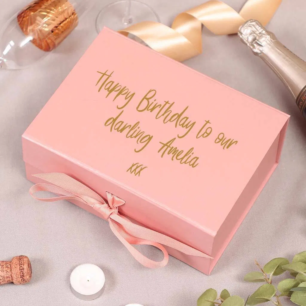 Fancy Magnet Carton Black Rigid Flat Luxury Magnetic Folding Gift Jewelry Box