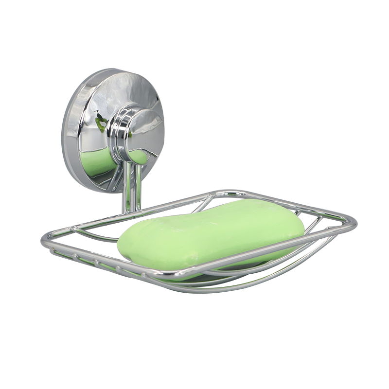 Promotional Bathroom Soap Holder Stainless Steel Bathroom Corner Floating Shelf Drain Soap Dish Soap Dispenser