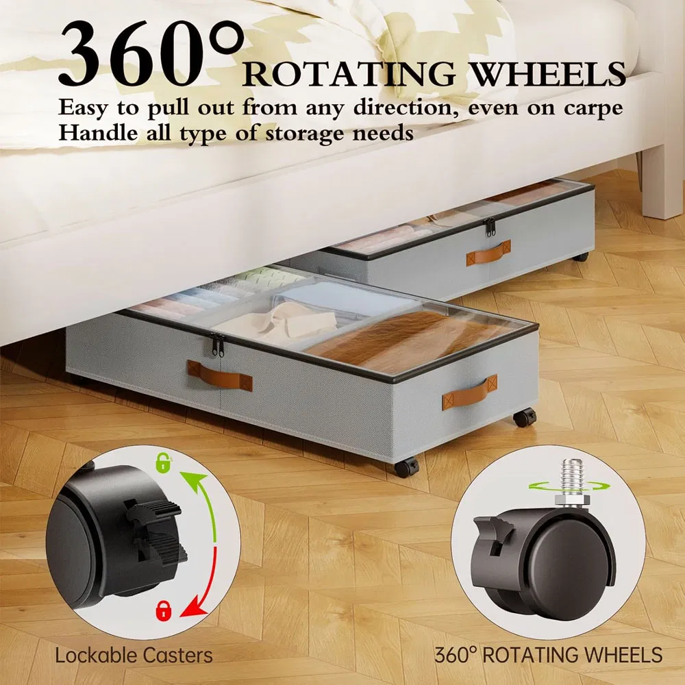Wholesale Under Bed Storage Containers with Wheels