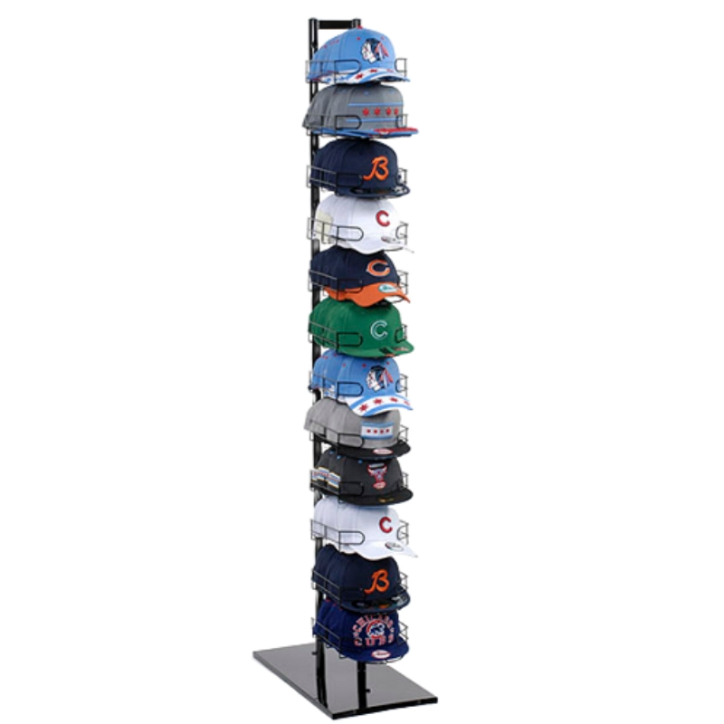Warehouse Hat Cap Metal Shelf Supermarket Display Shelf Hat Display Rack