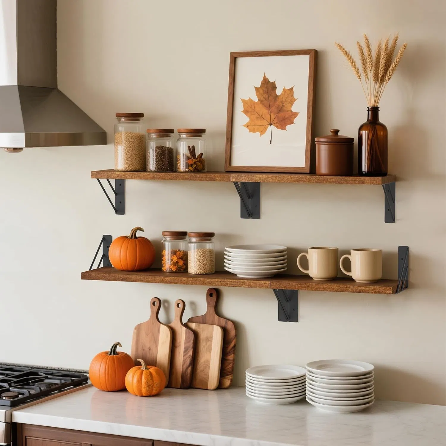 Corner Shelves Wall Shelves for Bedroom Decor Floating Wall Shelf for Living Room Kitchen Storage