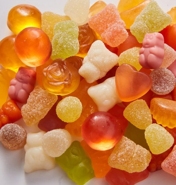 Wholesale OEM Apple Cider Vinegar Gummies Vitamins Raw Material Inner Material