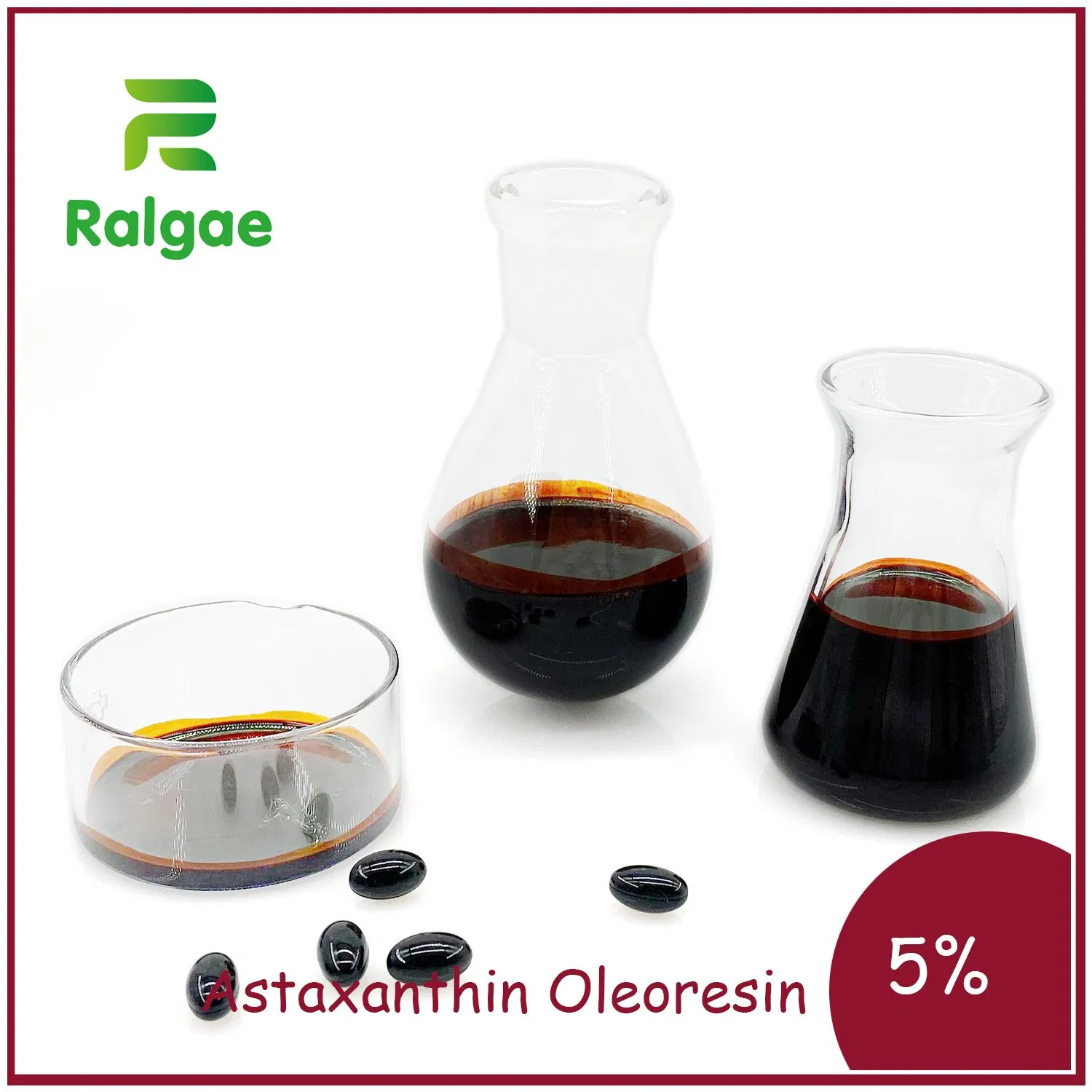 Natural Astaxanthin Oleoresin Oil Antioxidant Nutrition 5%