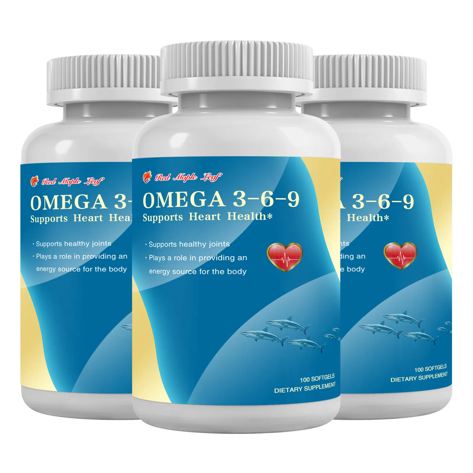 OEM/ODM Private Label Factory Supply Omega 369 Softgels Capsules Food Supplements