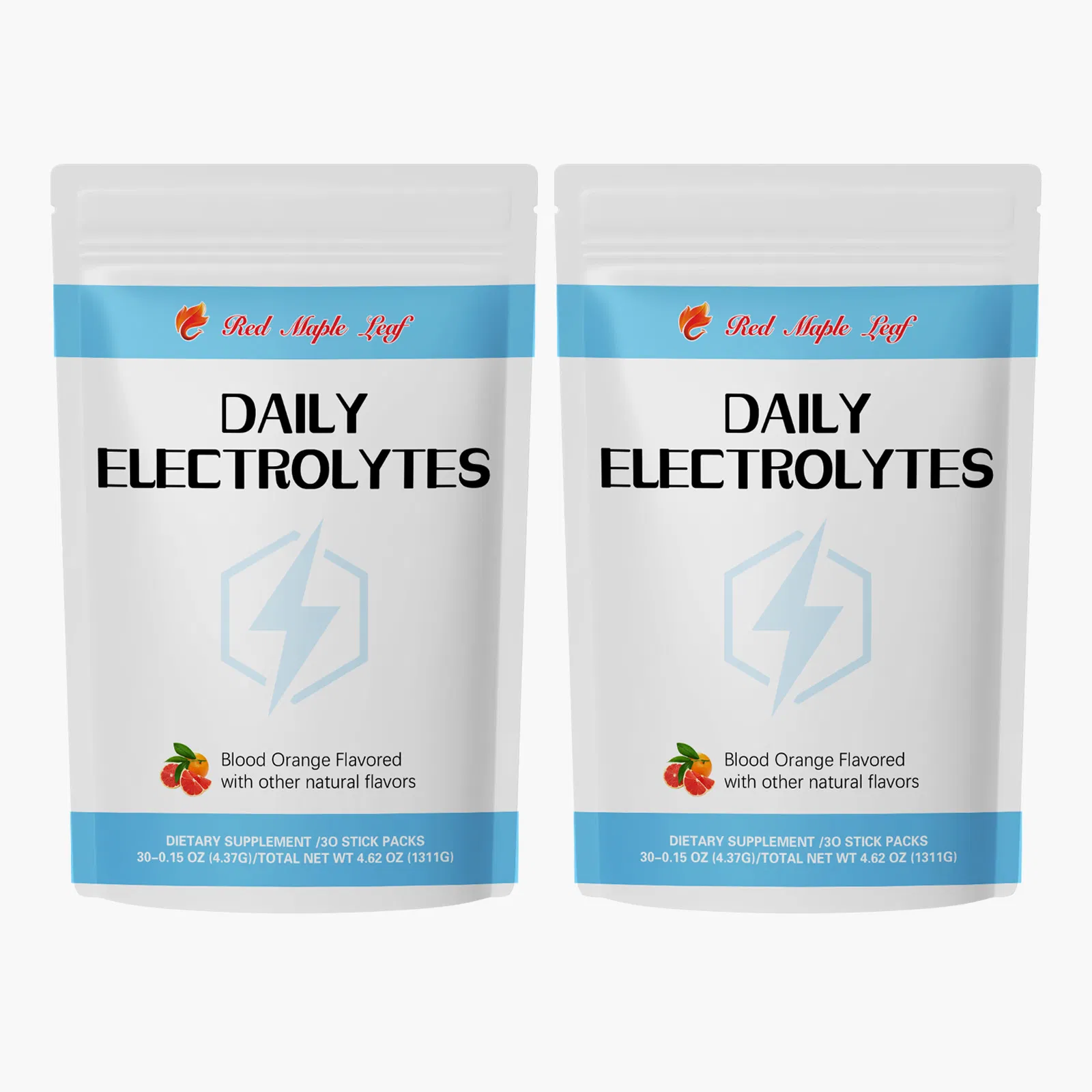 Daily Electrolytes Stick Pack Himalayan Pink Salt &amp; Minerals Blood Orange Flavor