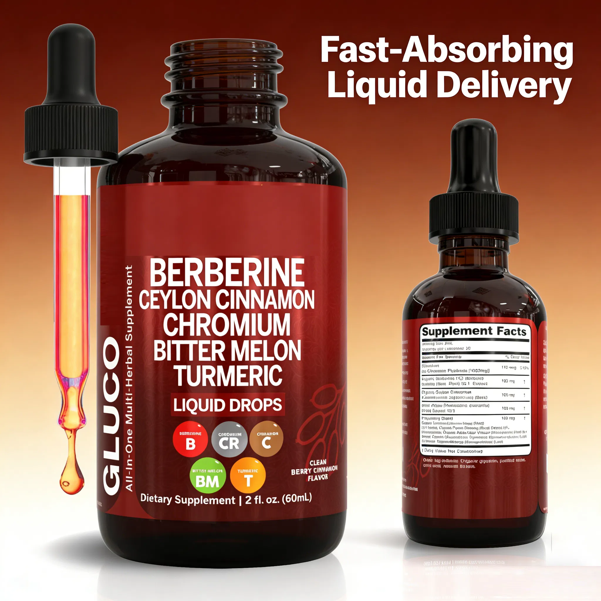 Supports Immune Function with Berberine, Turmeric, and Cinnamon Blend